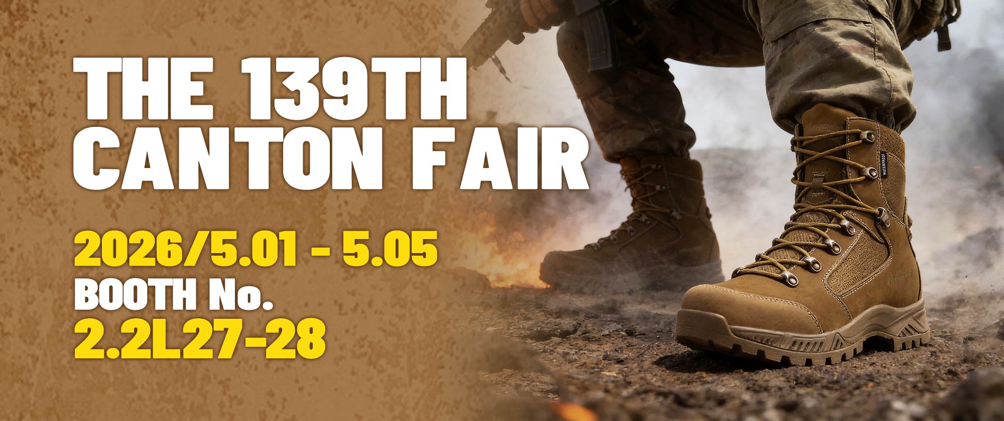 Hanagal to Showcase 23 Years of Footwear Expertise at The 139th Canton Fair Inviting global buyers to experience premium outdoor, tactical & hunting shoes