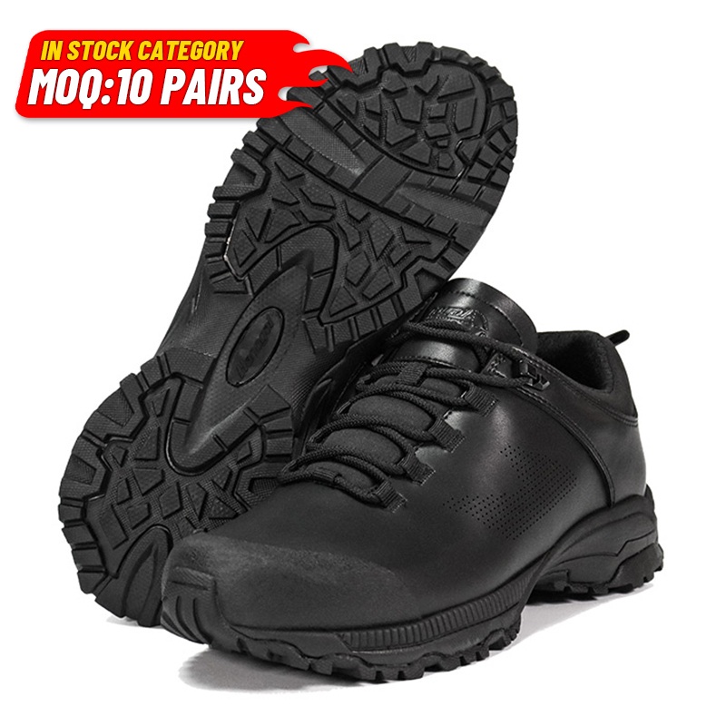 Water Splash Protection Leather Trekking Shoes